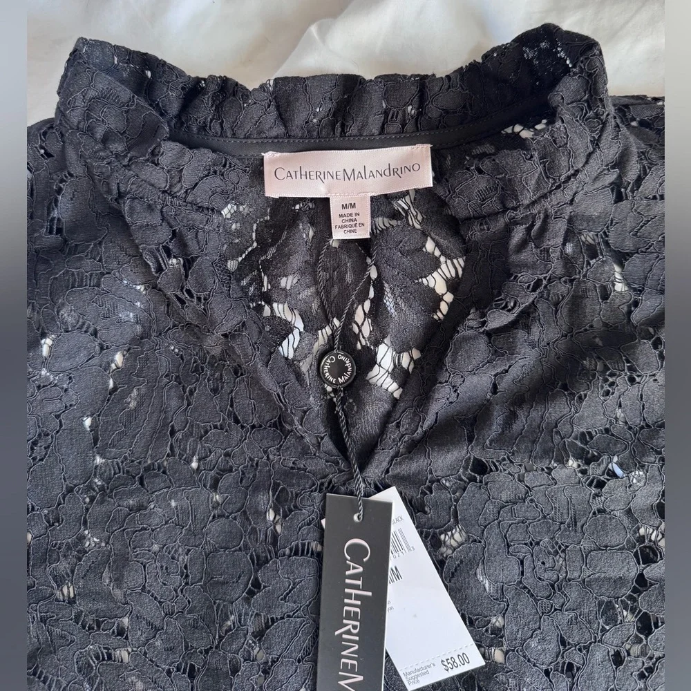Catherine Malandrino Lace Blouse - Picture 5 of 8